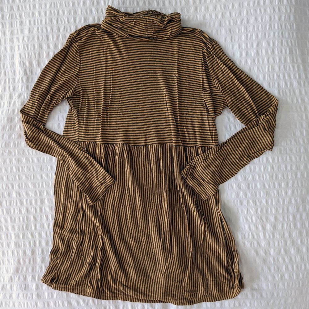 ROOLEE DROPPED WAIST TURTLENECK TEE